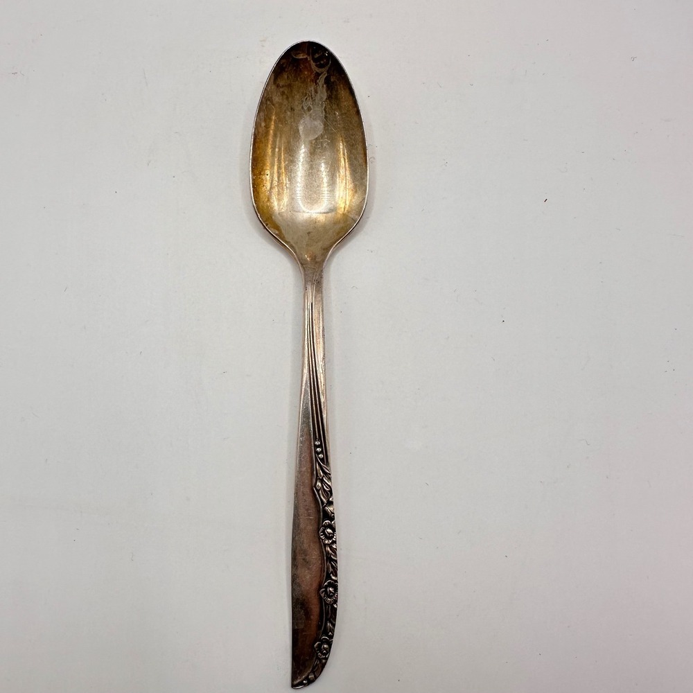 Wm A Rogers Oneida Silverplate‎ Teaspoon Gardenia BRITTANY ROSE Vintage AA